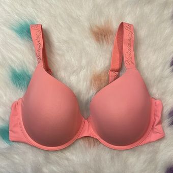 Victoria's Secret Light Pink Lightly Lined T Shirt Bra Size 36D - $19 -  From Tara