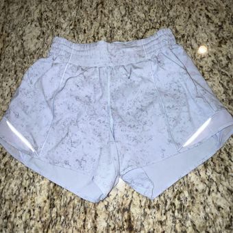 Lululemon Hotty Hot High-rise Lined Shorts 4 In Pastel Blue