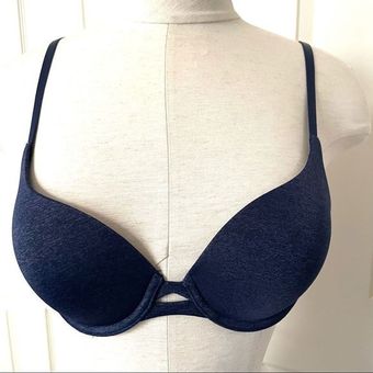 Victoria's Secret Victoria Secret perfect shape navy underwire bra Size  undefined - $25 - From Rebecca