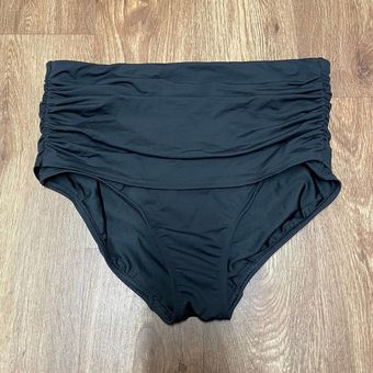 Lands' End High Waisted Bikini Bottoms 