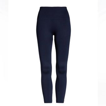 Spanx Look At Me Now Seamless Navy Blue Leggings XL Control Top - $44 -  From Kimberly