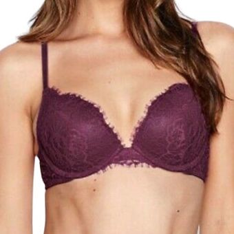 Victoria's Secret Victoria Secret 36B DREAM ANGELS Burgundy Padded Push Up  Bra Red Size undefined - $23 - From Timothy