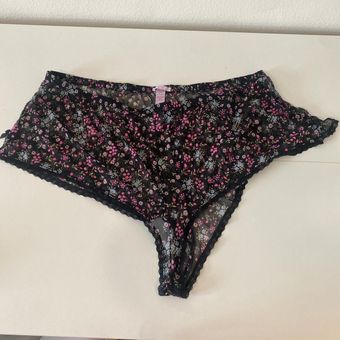 Savage X Fenty Floral See Through Sleep Shorts Size XL - $19 - From Shelby