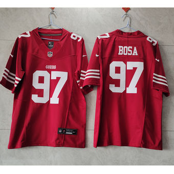 San Francisco 49ers Nick Bosa Scarlet Vapor F.U.S.E. Limited Jersey Size L  - $79 - From Don