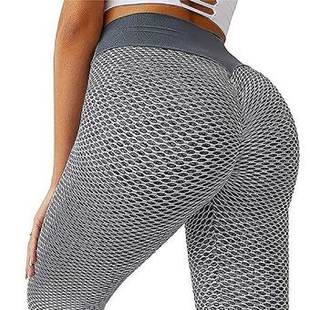 Tiktok Leggings Butt Scrunch Gray - $10 - From Kaitlyn