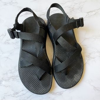 Chacos Chaco ZCloud Solid Black Strappy Slingback Sandals