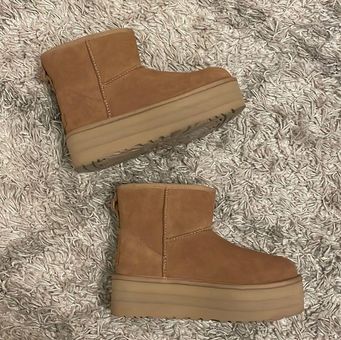 UGG Classic Mini Platform Boots - Brown 8