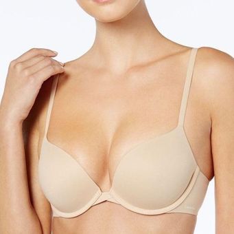 Calvin Klein 32C nude bra  Nude bra, Bra, Calvin klein