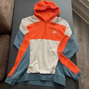 Nike Color Block Hoodie Vintage Orange Size M 30 62 Off