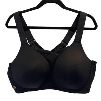 LIVI Sports Bra Black 46C Wireless Medium-Impact Wicking