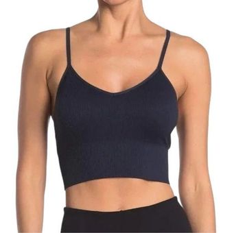 Z By Zella Perform Luxe Longline Sports Bra In Gray