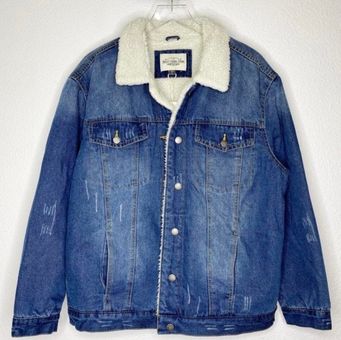 ashley vintage charm denim jacket with hood