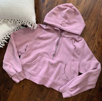 Lululemon Scuba Oversized Half-Zip Hoodie - Heathered Pink Taupe