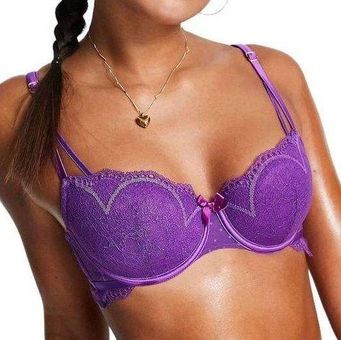 Hunkemoller x Nyakim Gatwech Bra 32DDD Purple Size 32 F / DDD