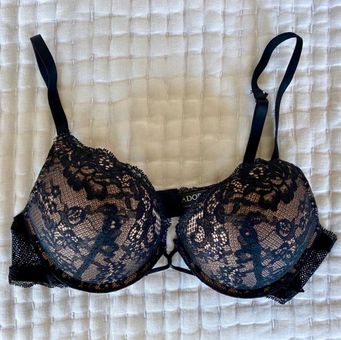 Adore Me Black Lace Push Up Bra Size 34 A - $16 (75% Off Retail) - From Leah