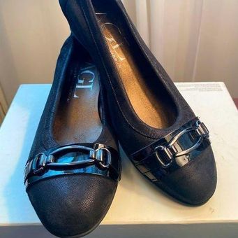 AGL black flats made in Italy size 38.5 excellent 64 From