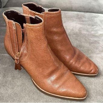 Cole Haan Women's Hadlyn British Tan Bootie W16414 Size 7 - $48