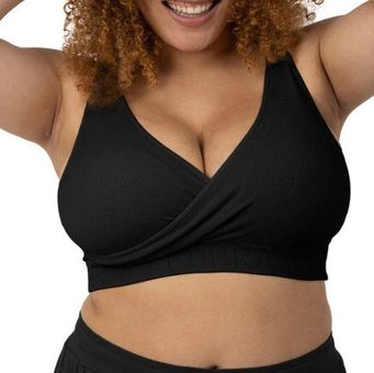 [Kindred Bravely] Sublime® Adjustable Crossover Nursing & Lounge Bra Size  XXL Black - $30 - From Melissa