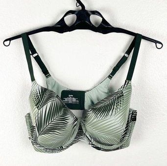 KINDLY YOURS Topical Print Adjustable Straps Full Coverage Wired Bra, Size  40C - $25 - From Mackeye