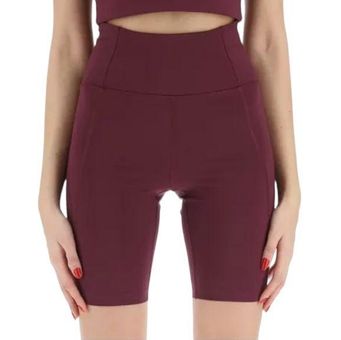 Girlfriend Collective - High Rise Bike Short Plum