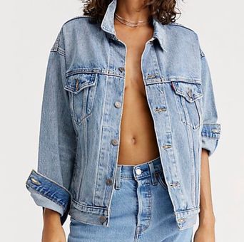 Levi's Dad Trucker Denim Jacket Dad Michael Blue Size L - $75 (23% Off  Retail) New With Tags - From Brooke