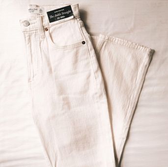 Abercrombie & Fitch Curve Love Ultra High-Rise Ankle Straight Jeans