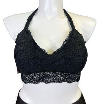 Auden Womens Sexy Lace Lightly Lined Racerback Bralette Black XXL NWT - $20  New With Tags - From Tiffany