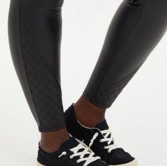 Torrid Black Faux Leather Full Length Leggings 3X