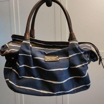 Pre-owned Handbag In Navy