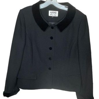 Vintage Kasper Petite Blazer Black Size 12P - $59 - From Flippin