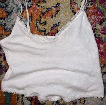 Hollister White Tank Top Lace Size M - $9 (25% Off Retail) - From katy