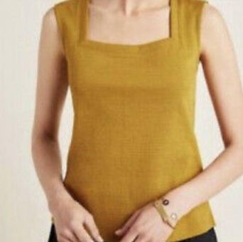 Textured Square-Neck Top