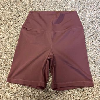 Yogalicious Lux High Waisted Biker Shorts Pink Size L - $15 - From