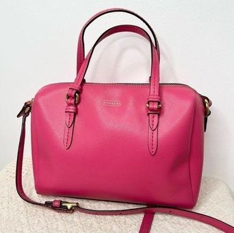 Coach Peyton Bennet Mini Satchel Pomegranate Barbie Pink Leather Crossbody  Bag - $62 - From Emmie