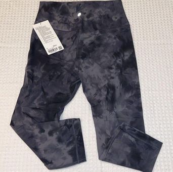 Lululemon NEW! Size 8 ALIGN HR CROP 21” Diamond Dye Pitch Grey Graphite Gray  - $76 (22% Off Retail) New With Tags - From Gracin