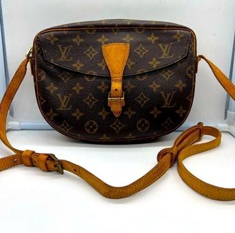 Jeune fille leather crossbody bag Louis Vuitton Brown in Leather