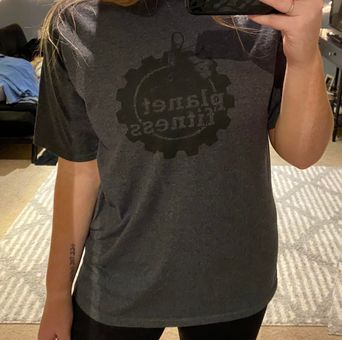 Planet Fitness T-Shirt Gray Size L - $9 (10% Off Retail) - From Katie