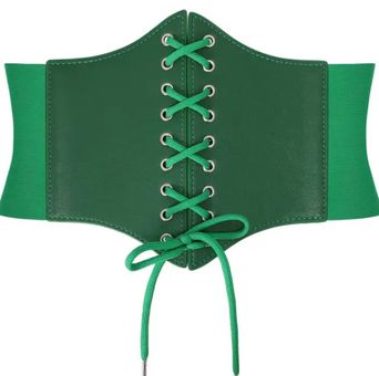 Green Lace-Up Corset Wide Belt - $17 (32% Off Retail) - From Valentina