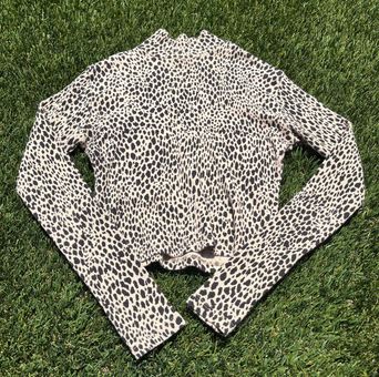 Brandy Melville cheetah turtleneck 