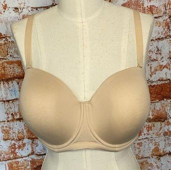 Wacoal Red Carpet Nude Strapless Bra Beige Full Figure 38H Size