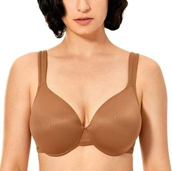 Lot 2 AISLIN T-Shirt Bra Size 42DD Lightly Padded Underwire Full Coverage  Brown - $27 New With Tags - From Stephanie