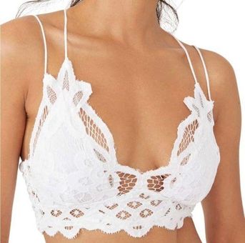 Free People FP One Adela Longline Bralette White XS - $25 - From Shelley