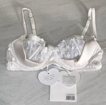 Silk Bra Padded Plunge