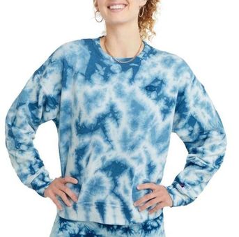 Relaxed Graphic Crewneck Sweatshirt - Blue