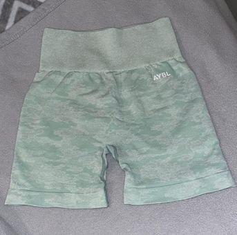 AYBL Sage Green Camo Workout Biker Shorts - $15 (70% Off Retail) - From  Kassidy