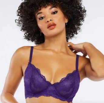 Savage X Fenty Unlined Lace Bra 34C