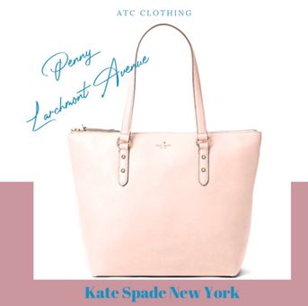 Kate Spade Penny Larchmont Avenue Tote WarmVellum Pink - $357 (10% Off  Retail) New With Tags - From Alexandria