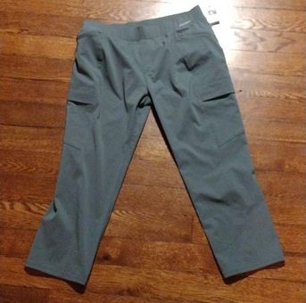 Eddie Bauer Utility Capri SIZE 12 Green - $40 New With Tags - From