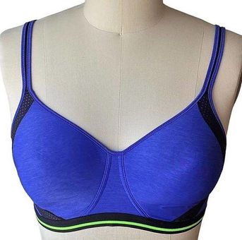 Hanes Blue X-Temp Cooling Wireless T-Shirt Bra ~ Women's Size LARGE - $14 -  From Susan