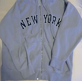 Brandy Melville New York Hoodie Blue - $45 (10% Off Retail) - From summer